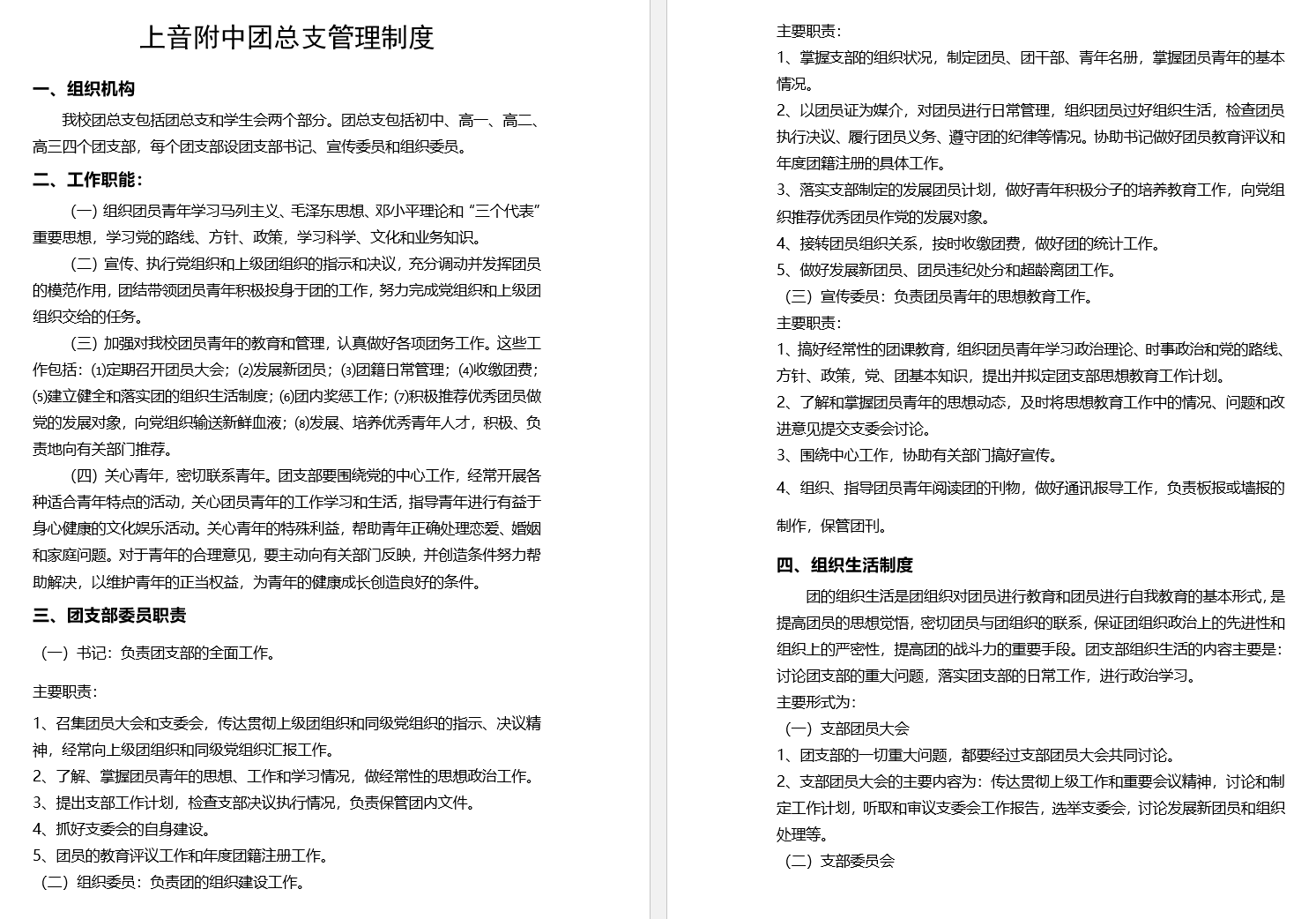 II-10-31 上音附中团总支管理制度